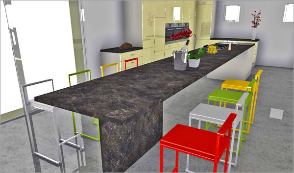 Click on the image to go to the 3D project HomeByMe Spotlights four member projects in their newsletter every month
