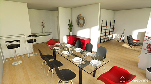 Click on the image to go to the 3D project in a new tab Homebyme helps bring your interior design ideas to life in 3D