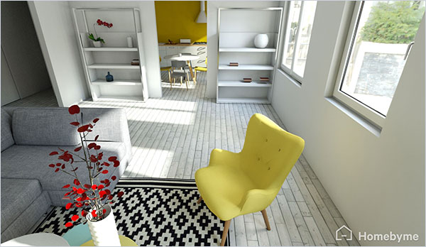 Click on the image to go to the 3D project in a new tab Homebyme helps bring your interior design ideas to life in 3D