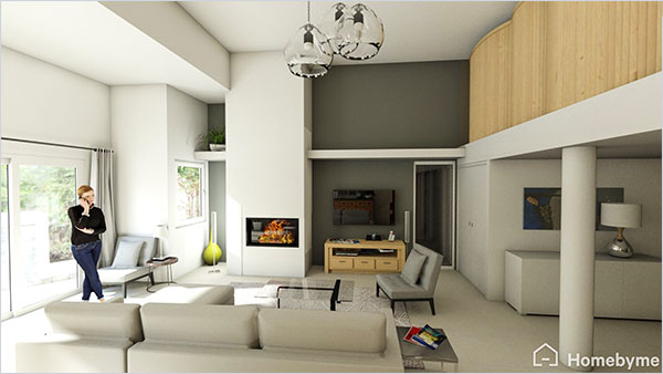 Cliquez sur l'image pour accéder au projet en 3D. Donnez vie à vos idées de design d'intérieur avec la 3D d'Homebyme