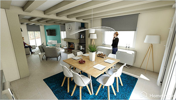 Cliquez sur l'image pour accéder au projet en 3D. Donnez vie à vos idées de design d'intérieur avec la 3D d'Homebyme