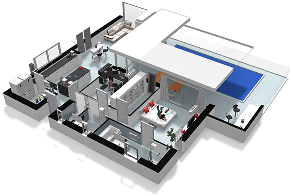 Vous en voulez plus ? Cliquez sur l'image pour accéder au projet en 3D. Donnez vie à vos idées de design d'intérieur avec la 3D d'Homebyme