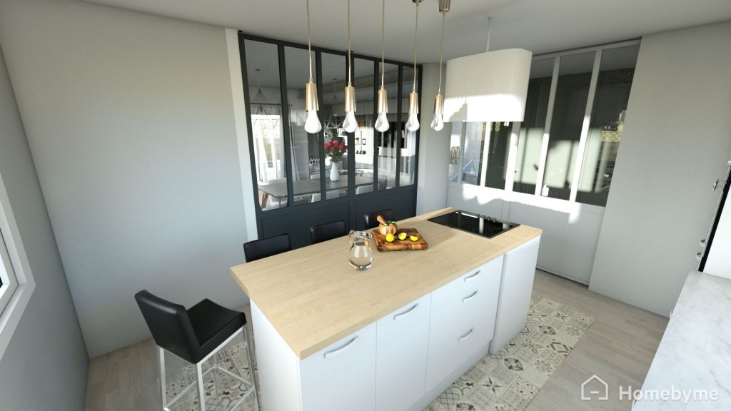 rendu 3D cuisine