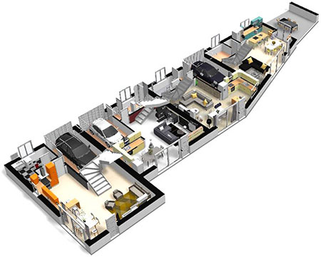 Click on the image to go to the 3D project in a new tab Homebyme helps bring your interior design ideas to life in 3D