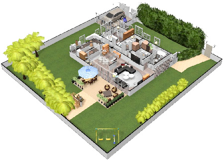 Click on the image to go to the 3D project in a new tab Homebyme helps bring your interior design ideas to life in 3D