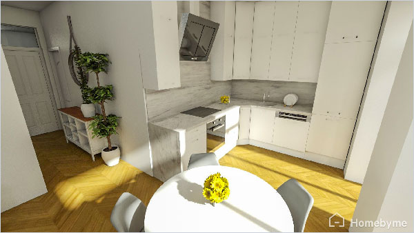 Vous en voulez plus ? Cliquez sur l'image pour accéder au projet en 3D. Donnez vie à vos idées de design d'intérieur avec la 3D d'Homebyme