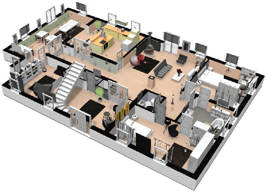 Click on the image to go to the 3D project in a new tab Homebyme helps bring your interior design ideas to life in 3D