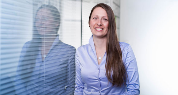 Portrait von Christina Hirschauer von der iteratec GmbH.