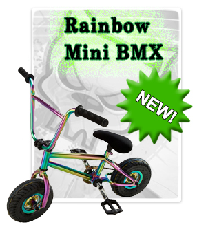 rainbow mini rocker bmx