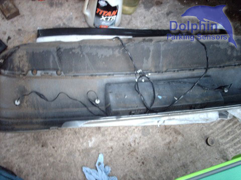 wires on the other side of the bumper