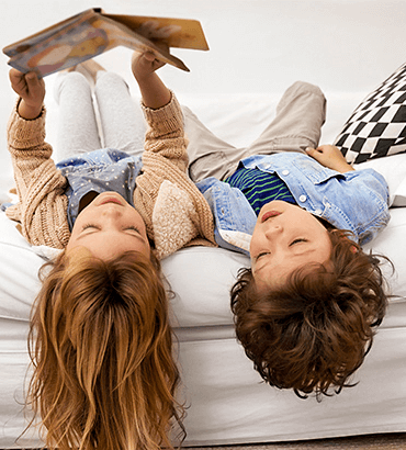 Sparbuch mit Kindern