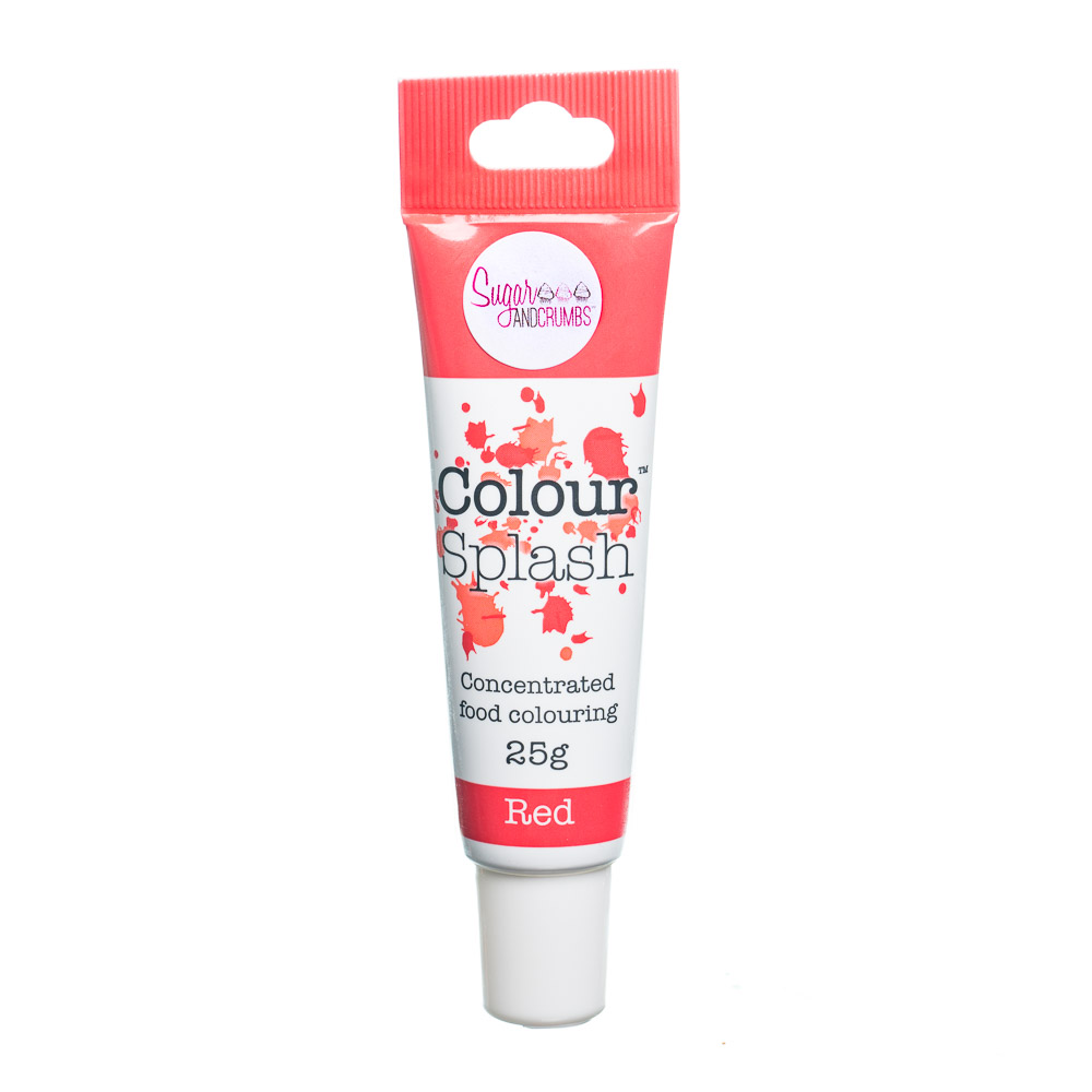 Colour Splash Food Colouring Gel Red 25g Sugar and Crumbs