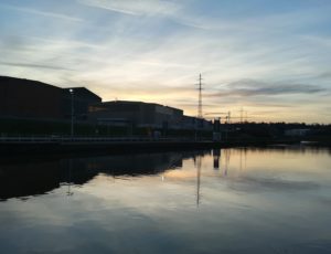 La Sambre en fin de journée