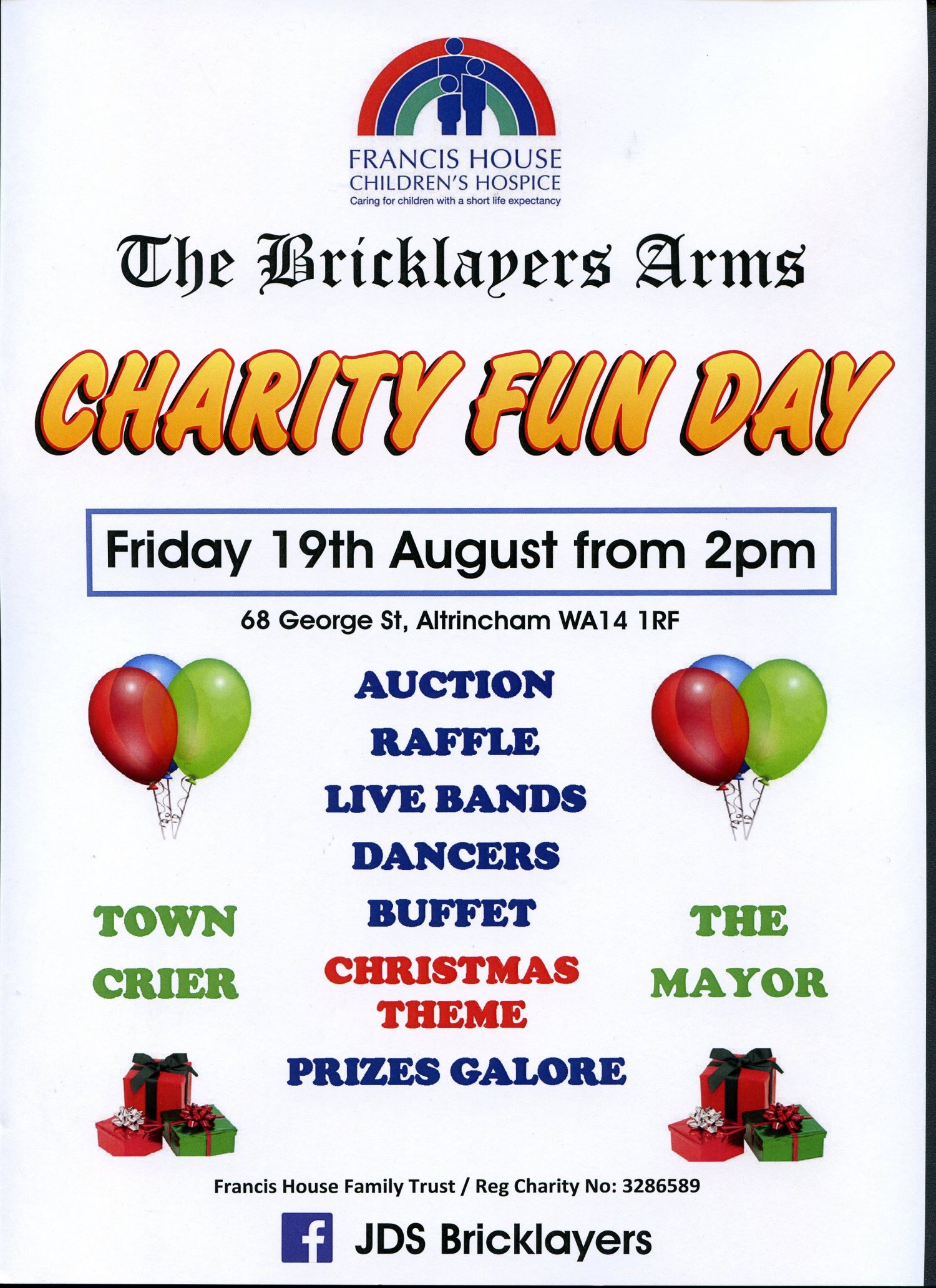 Charity Fun Day 19 Aug 2Pm