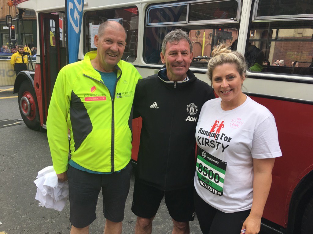 Phil Taylor, Bryan Robson and Dianne Bourne