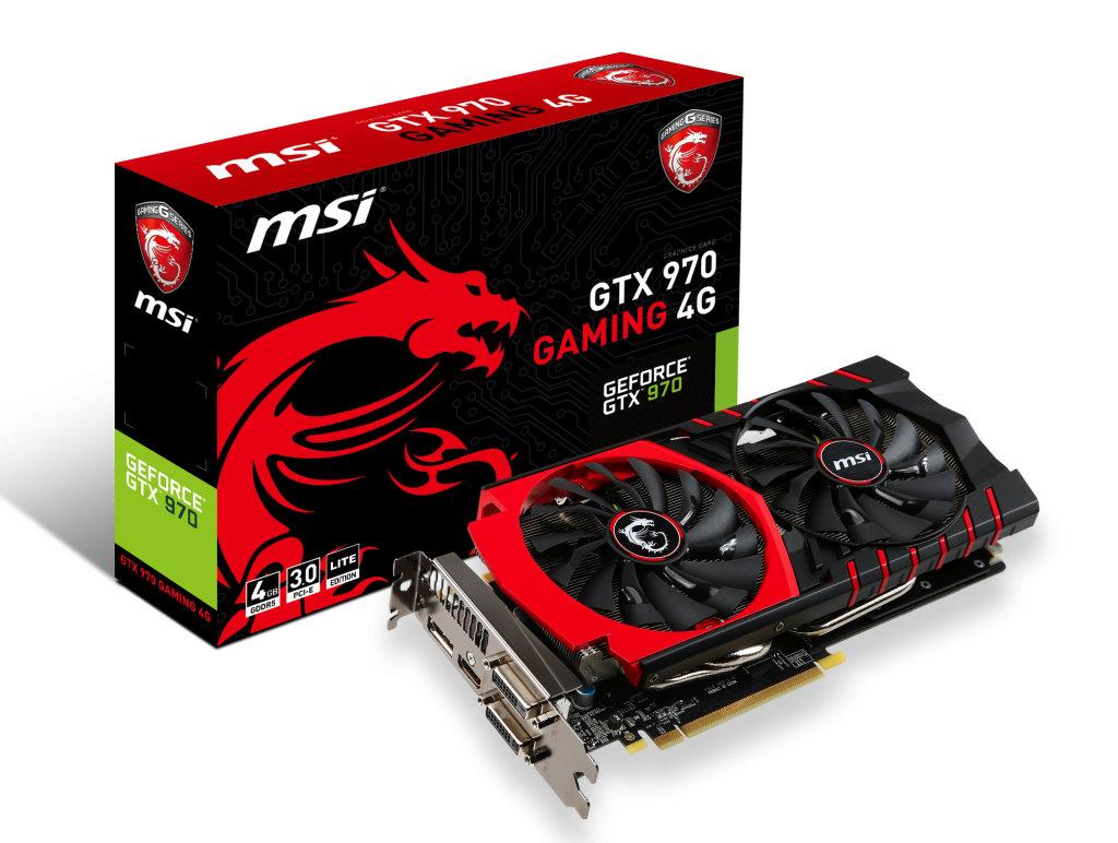 Msi Gtx 970 gaming 4g Le product picture Box card