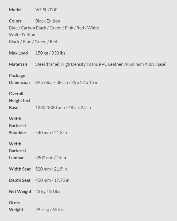 vertagear sl2000 specifications.png