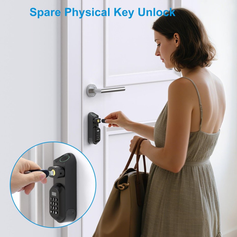 FR spare physical key unlock WELOCK smart lock U81.jpg