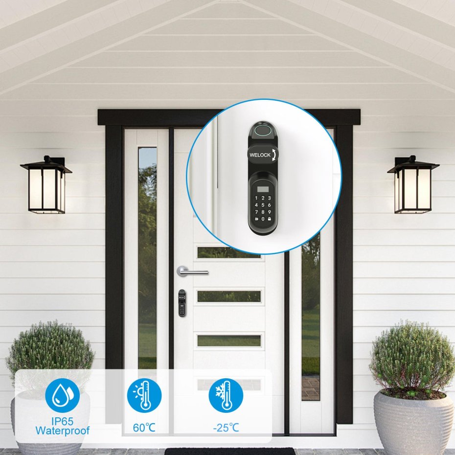 FR waterproof and temperature resistant WELOCK smart lock U81.jpg