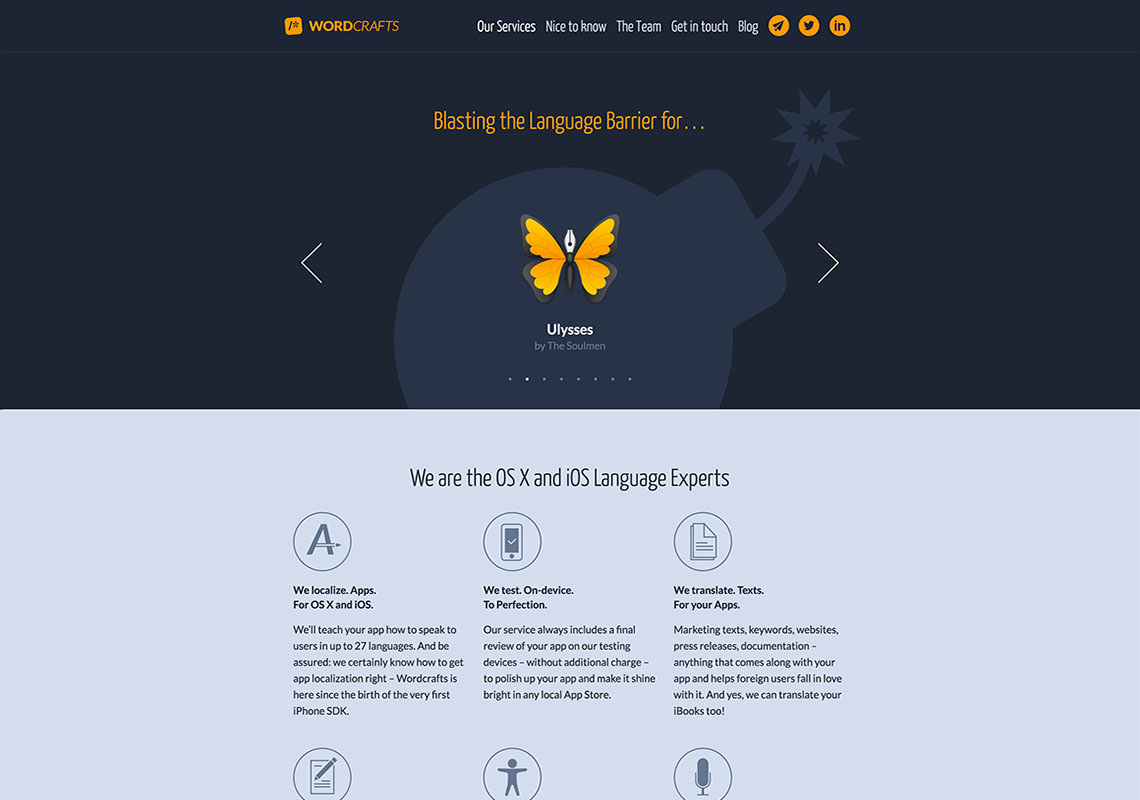 Wordcrafts Website