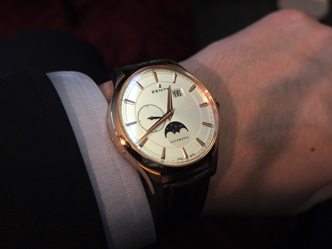 Captain Moonphase i roségull.