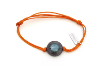 Bracelet palet de nacre noir