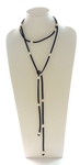 Sautoir Daim perle ronde 8mm