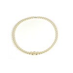 Collier chute en perles de cristal