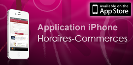 Horaires-commerces.fr est disponible en application iPhone !