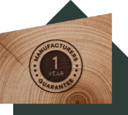 As standard, and to give you peace of mind, we offer a 1 year manufacturers guarantee on our entire range of timber garden buildings.