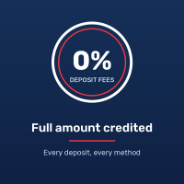 0% deposit fees on every method