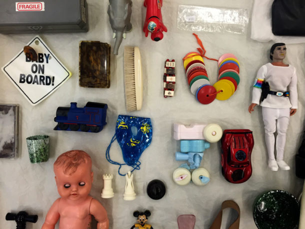 Part of the ‘Plastic Teaching Collection’ held in the Conservation Science Laboratory