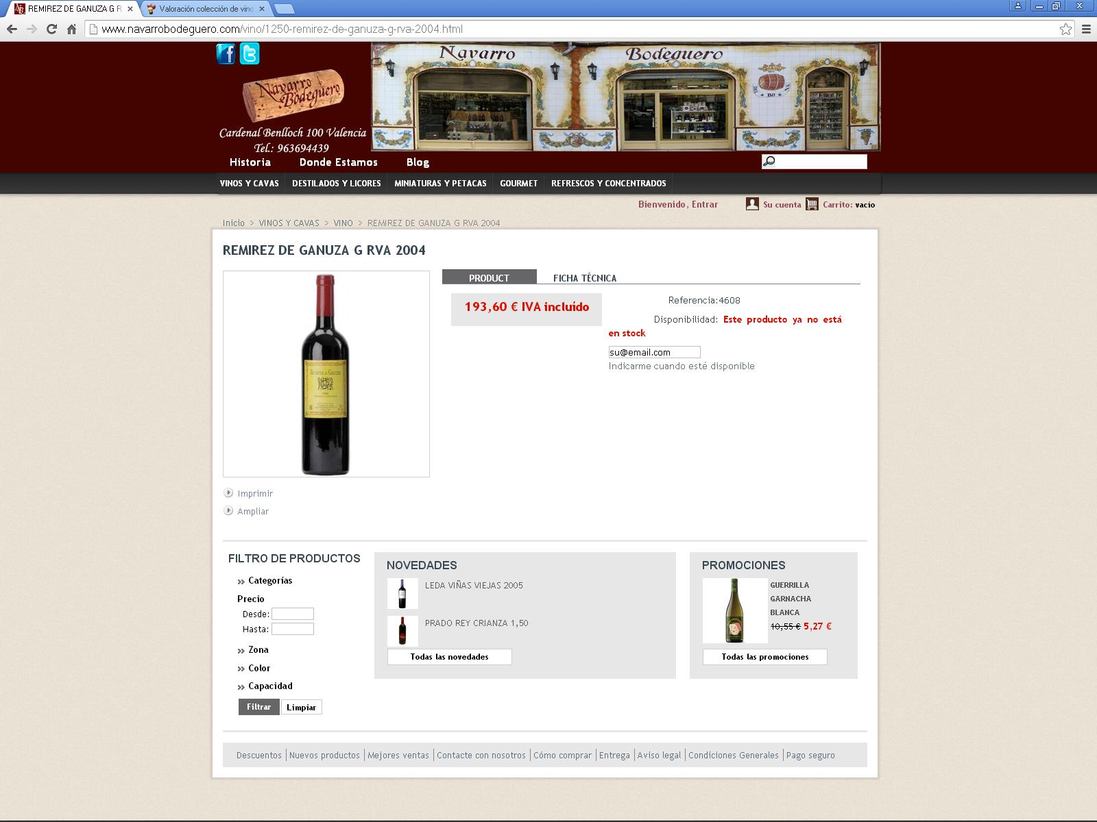 de su web