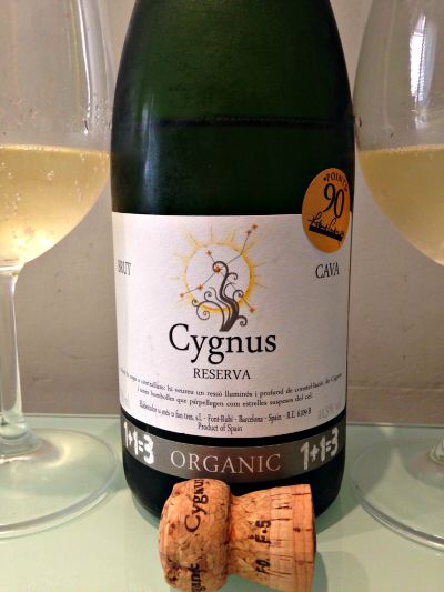 Cygnus Reserva Brut cava ecológico: cava muy correcto, bien hecho y por su precio, recomendable para un montón de situaciones, tanto sólo como con comida