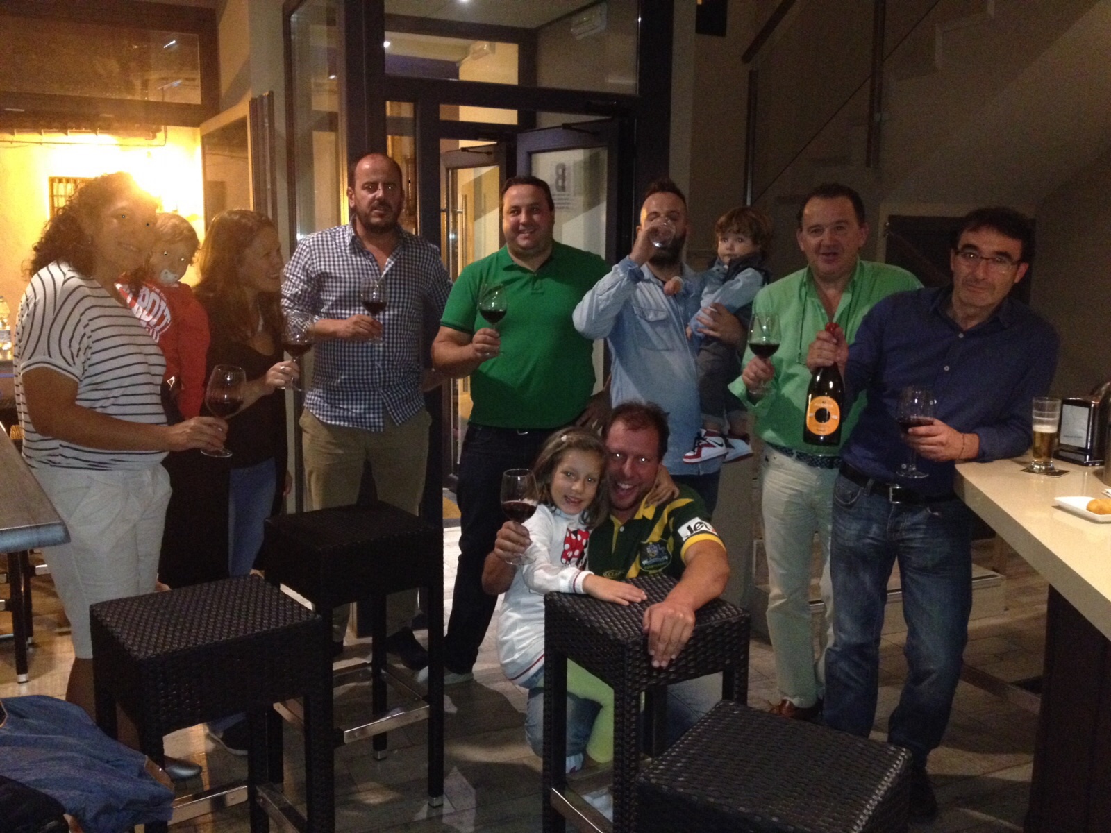 Con amigos garnacheros ese mismo dia