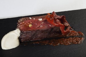Lomo bajo de vaca asado a la parilla del resturante El Refrectorio