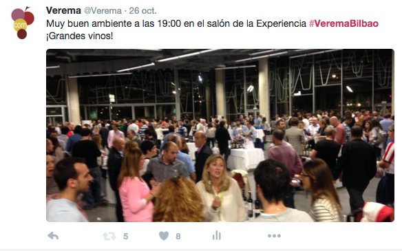 Experiencia Verema Bilbao 2015