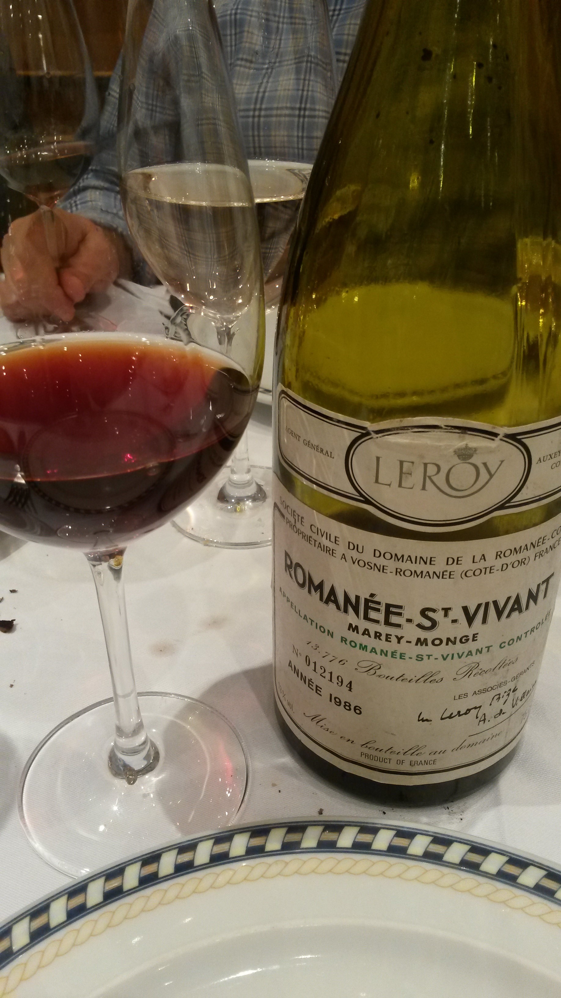 Romanée-Conti Romanée St. Vivant 1986 