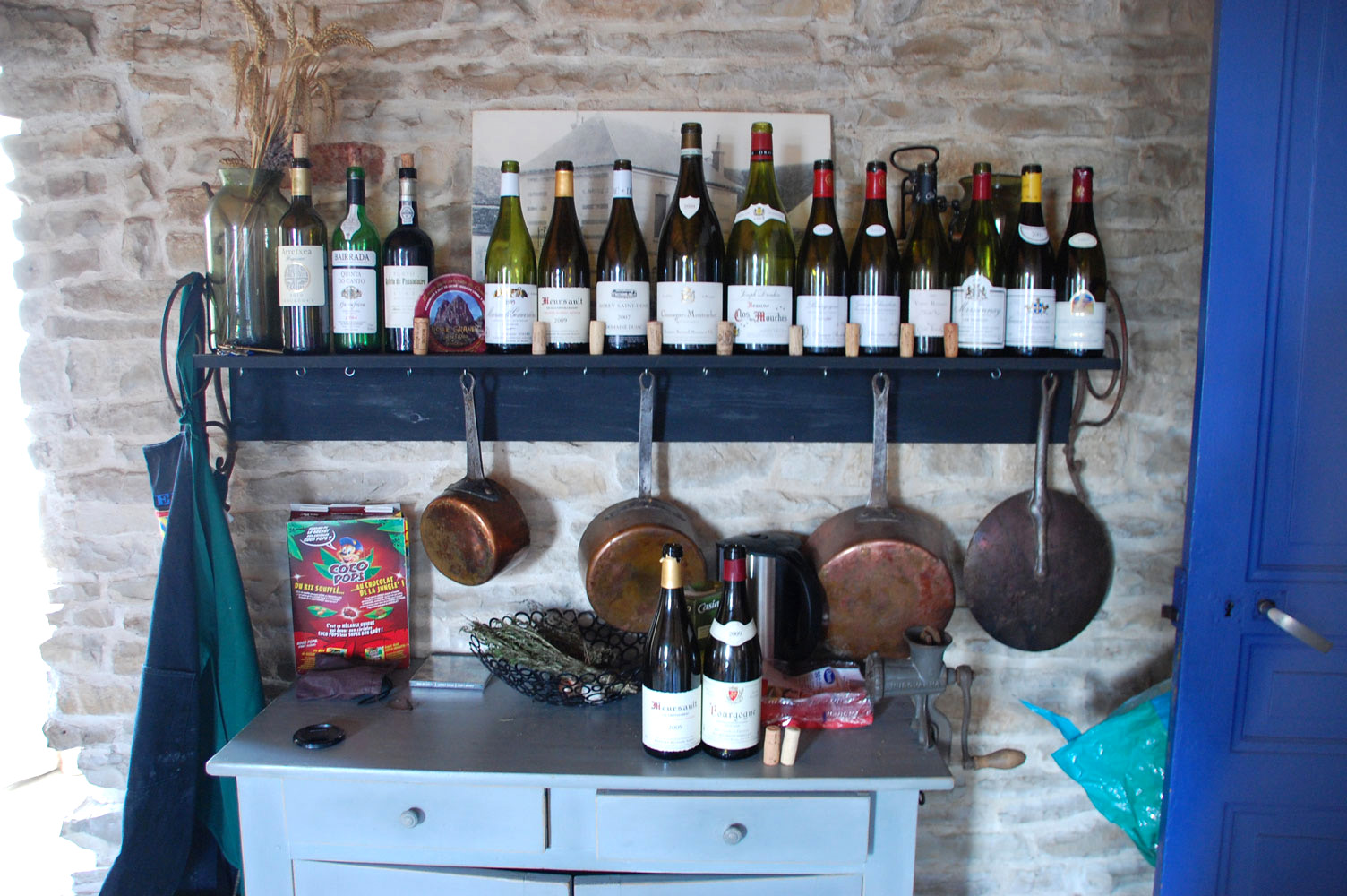 Côte de Beaune, desayunos