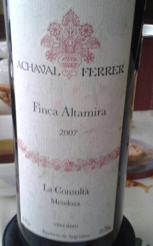 Achaval-Ferrer Altamira 2007
