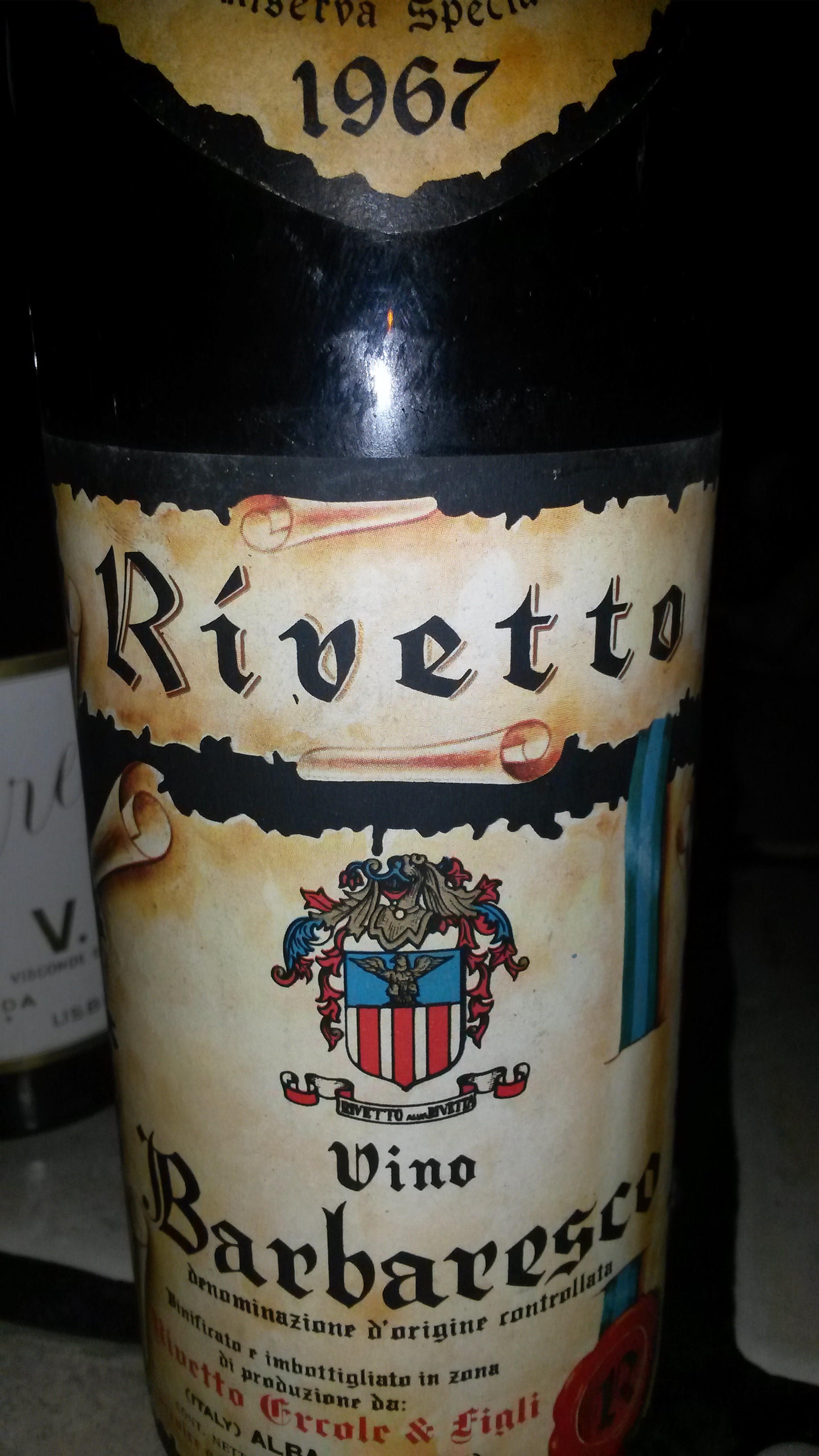 Rivetto Barbaresco Riserva Speciale 1967