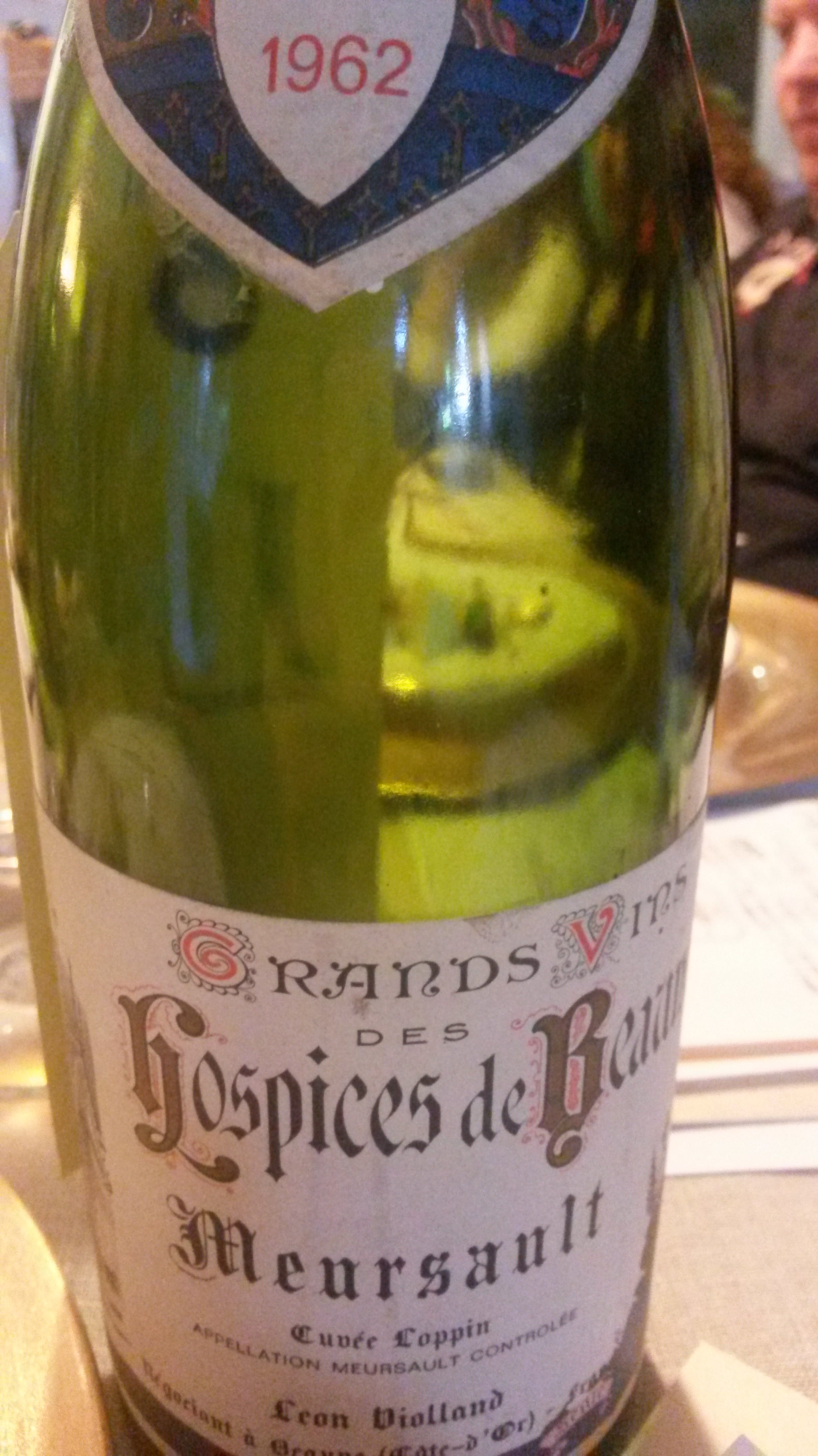 Hospices de Beaune Meursault "Cuvée Loppin" 1962