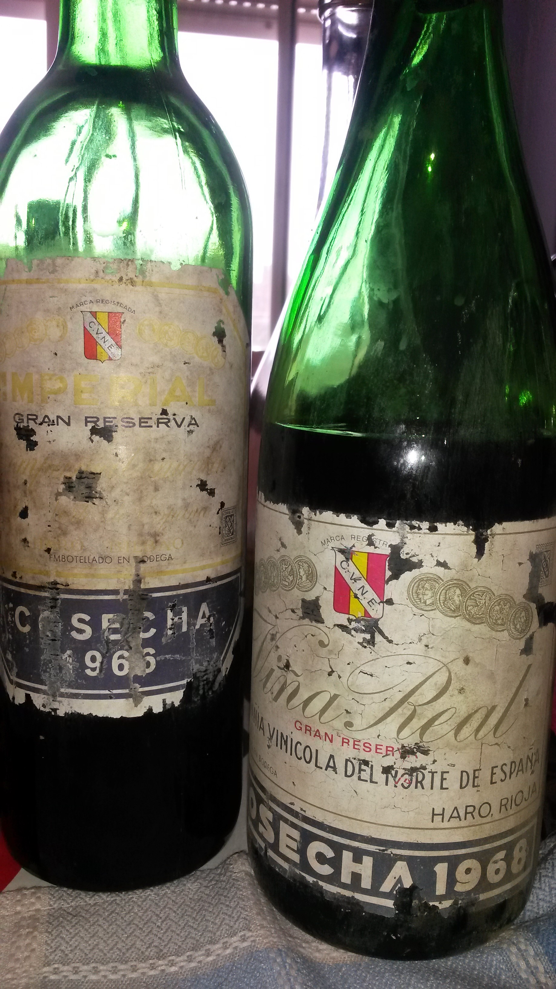 Imperial GR 1966 y Viña Real GR 1968