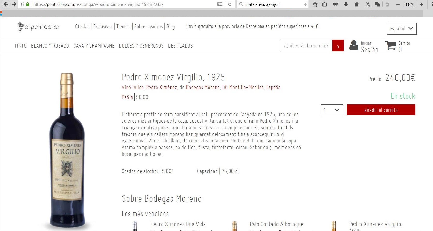 El mismo precio...