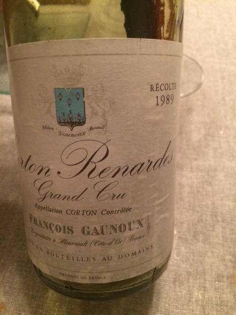 F. Ganoux Corton Renardes 89