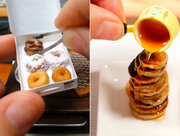Comida en miniatura