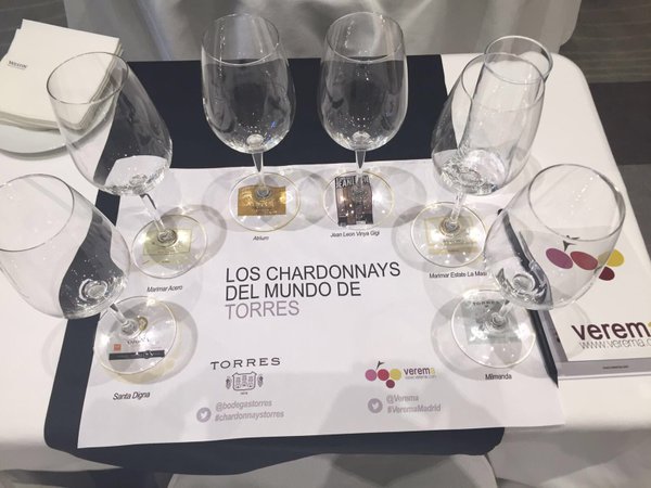 Mantel de cata de Bodegas Torres