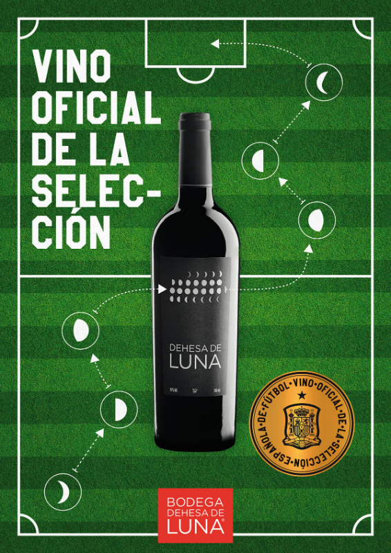 Vino Dehesa de Luna 2014 vino oficial de la selección española de fútbol