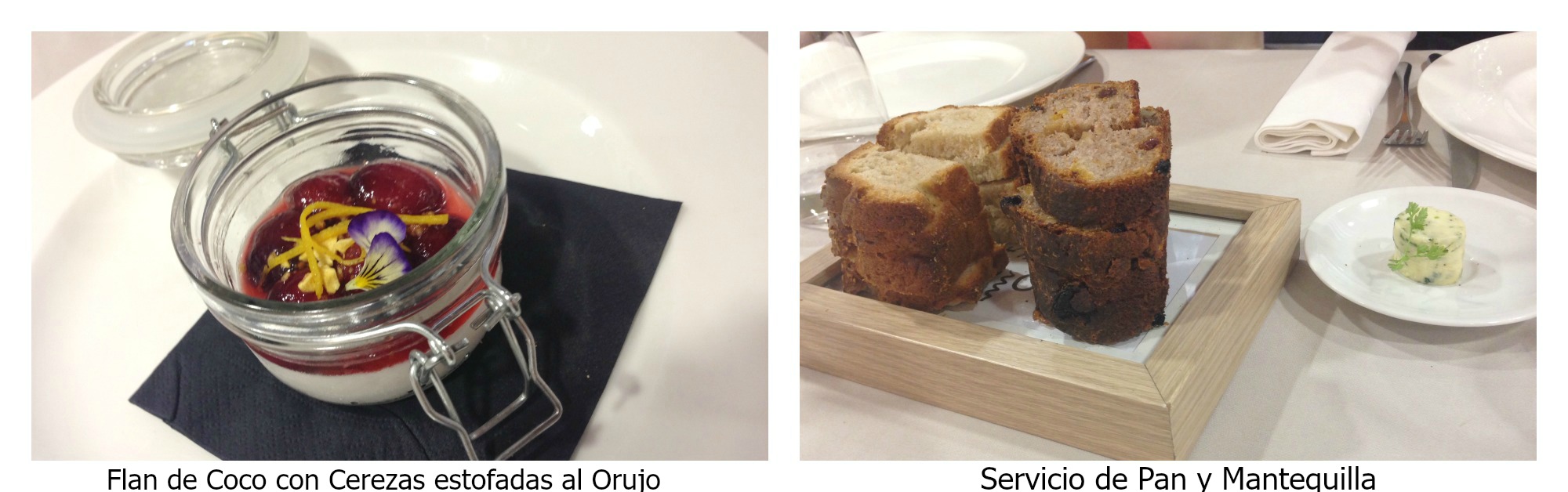 Flan de Coco y servicio de pan y mantequilla by Raul Aleixandre