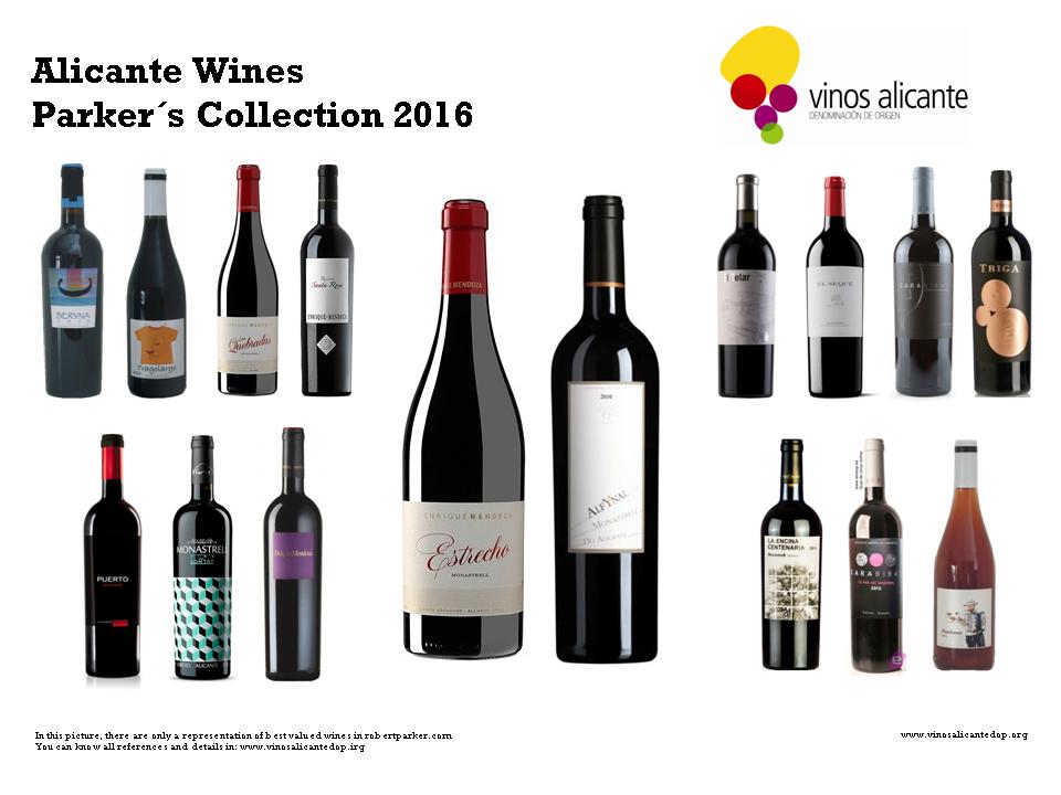 Puntos parker Alicante DOP vinos